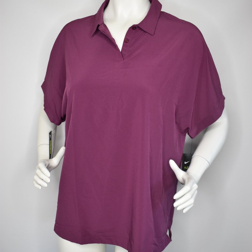 Nike Women's New Size XXL Purple Golf Shirt